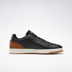 Adidasy Męskie Reebok Royal Complete Clean Czarne/Brązowe PL 78ZPCEG